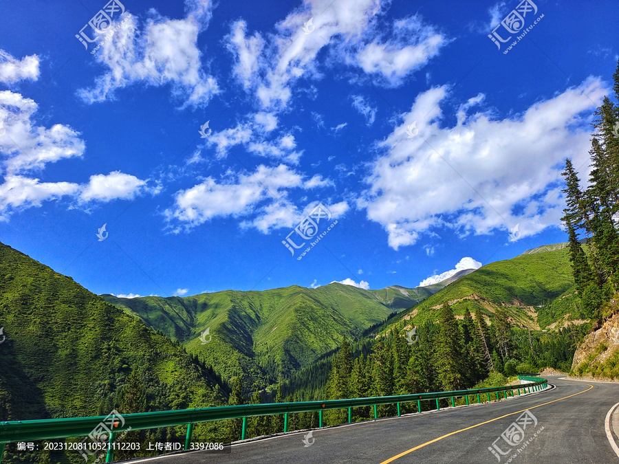 高原山路