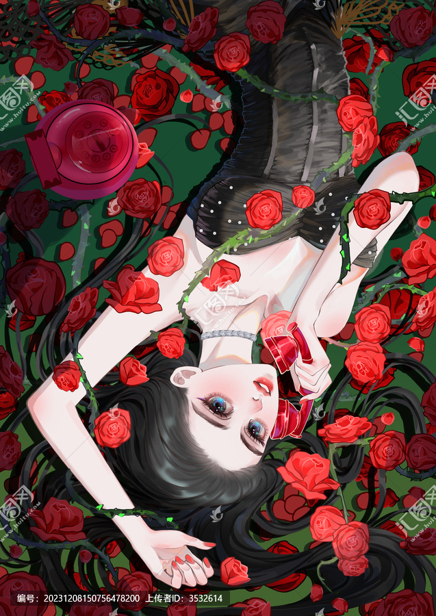玫瑰女