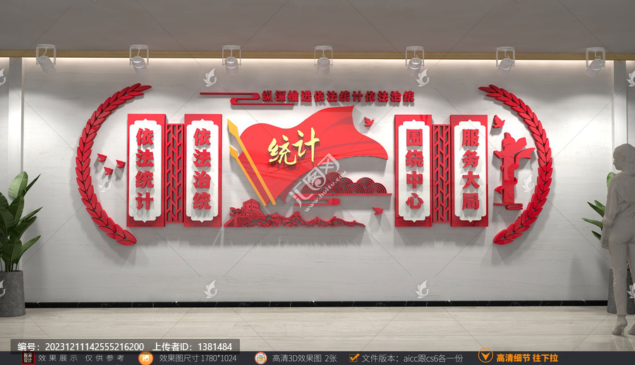 統(tǒng)計(jì)文化墻