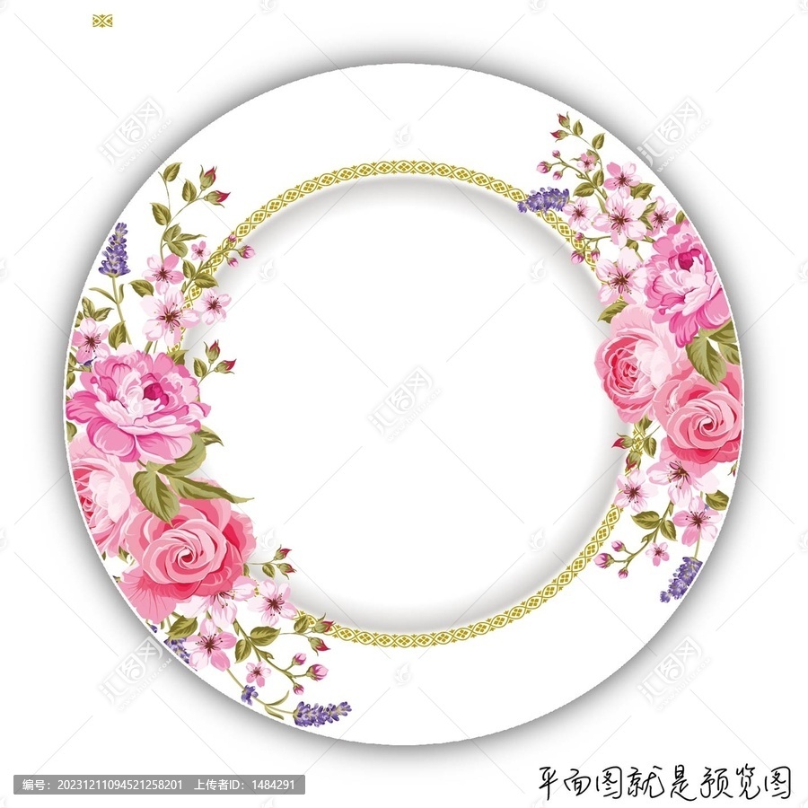 餐具花面