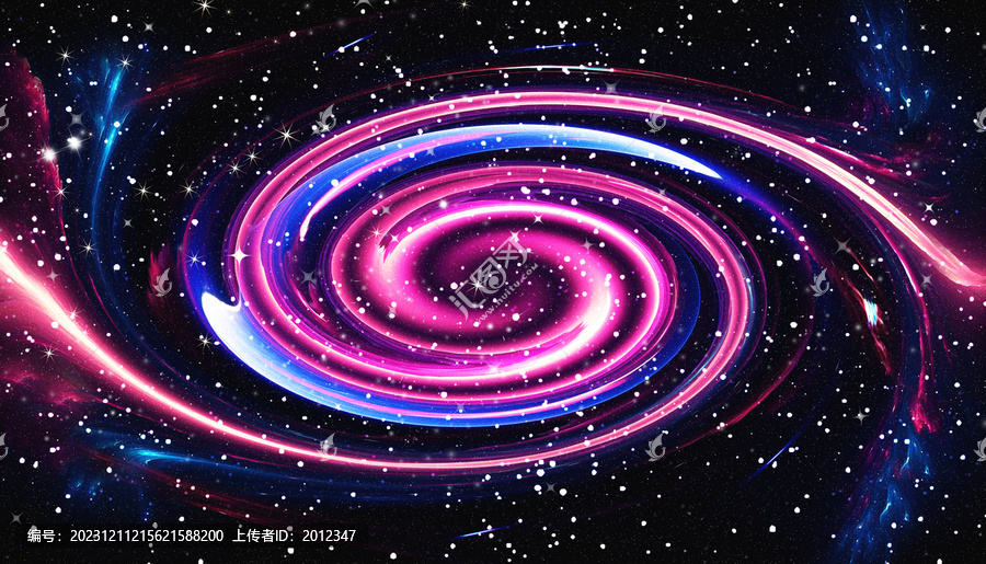 絢麗旋渦星空軟膜