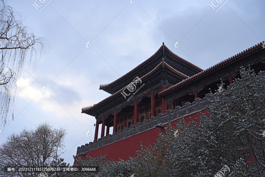 故宫午门雪景