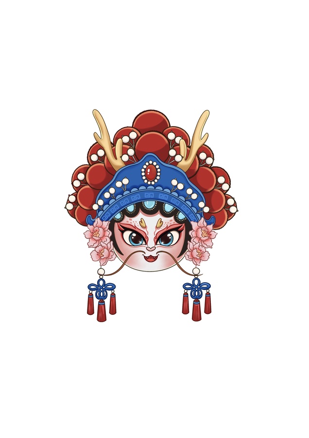龍年IP形象京劇素材