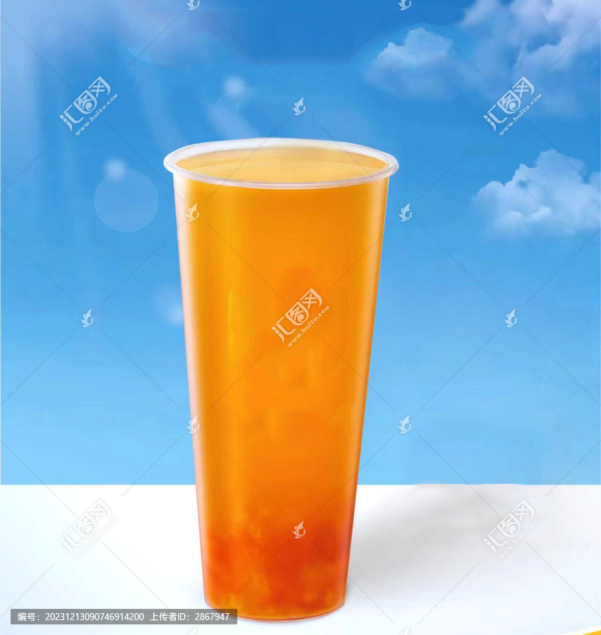 橙汁奶茶
