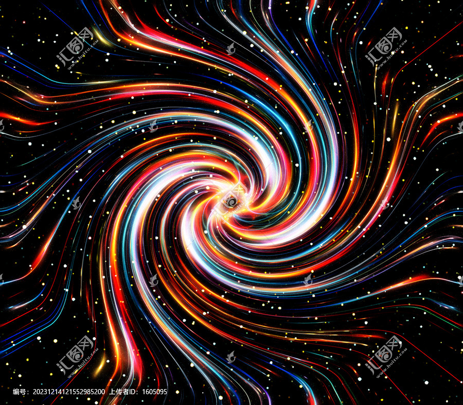 炫彩旋渦星空