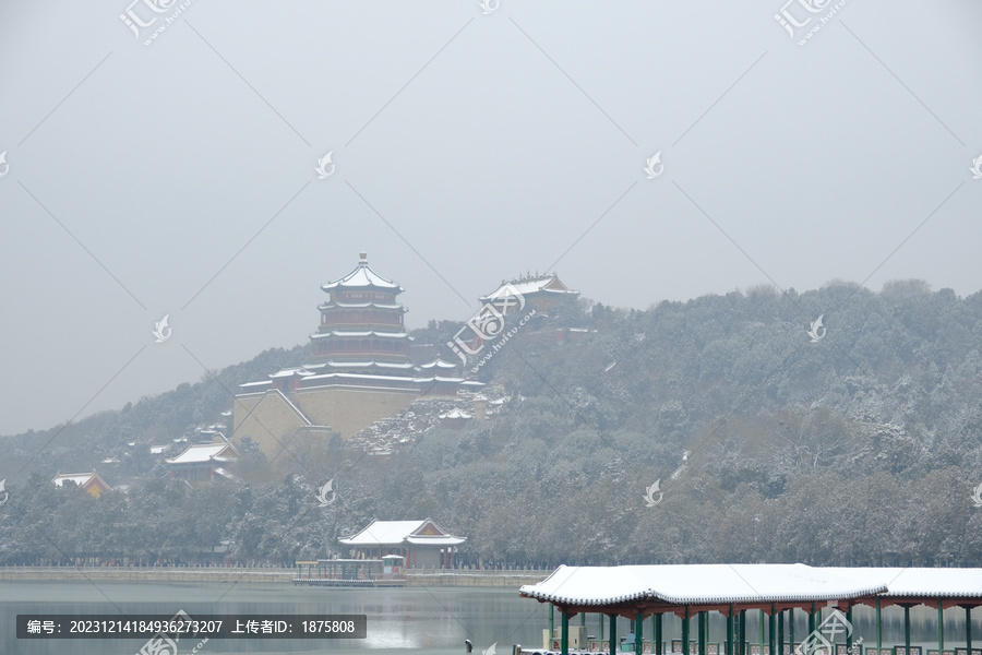 雪后颐和园