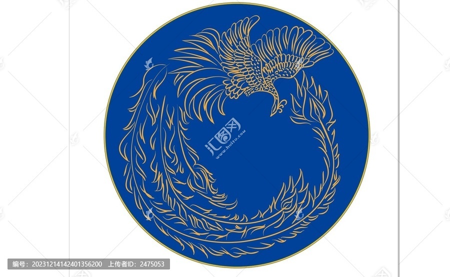 金鳳凰線稿