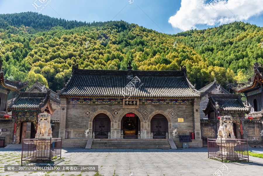 山西忻州五台山普化寺古建筑