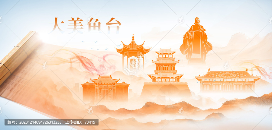 魚臺縣山水墨美麗畫卷歷史