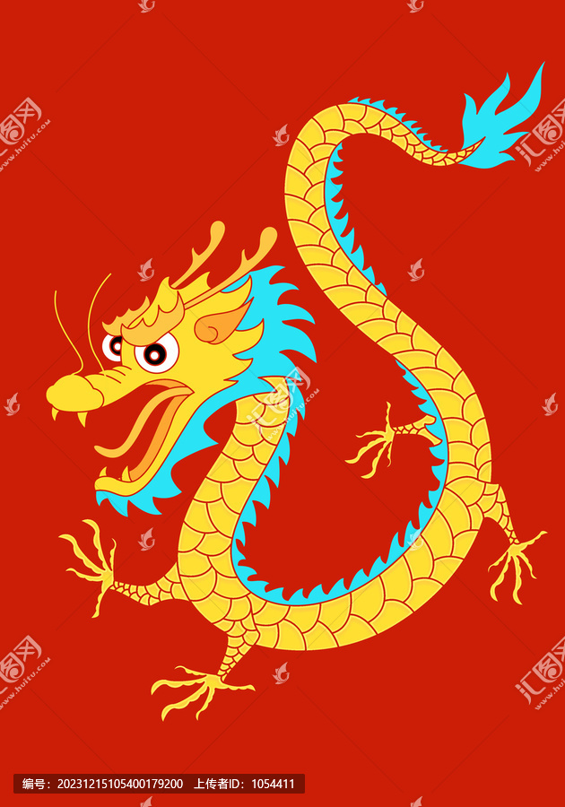 龍插畫psd