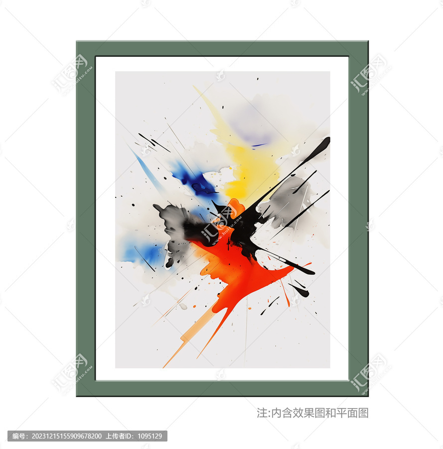 抽象油畫
