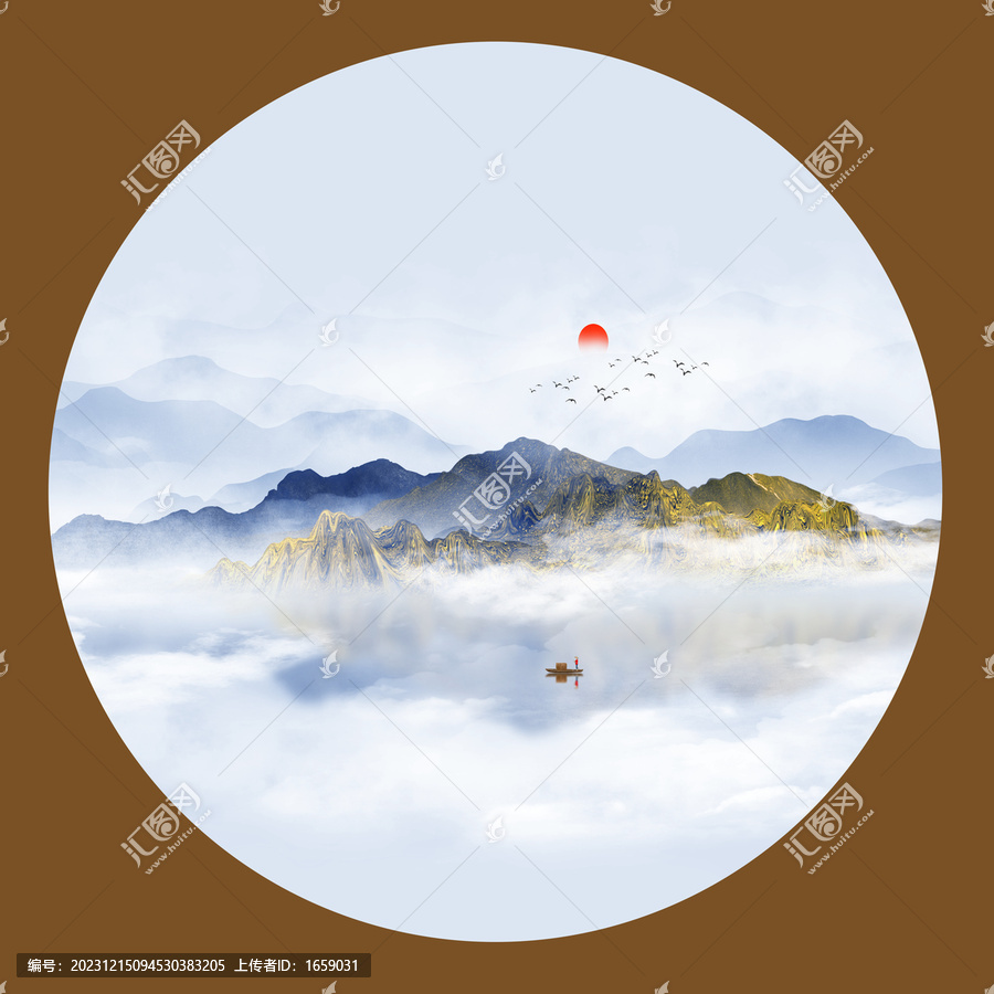 寫意山水畫