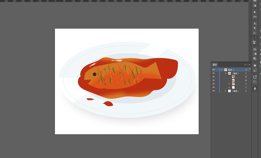 美食紅燒魚