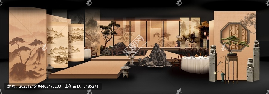 國(guó)風(fēng)婚禮效果圖