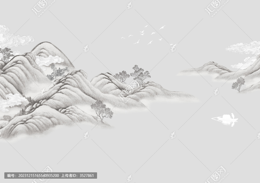 新中式山水