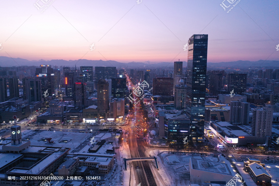 石家庄城市夜景