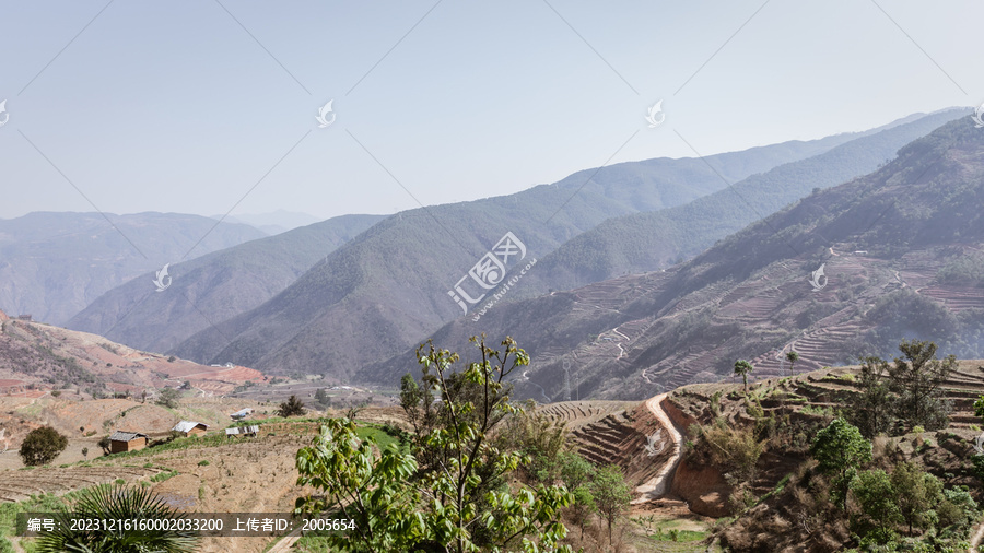 云南哀牢山山区风光