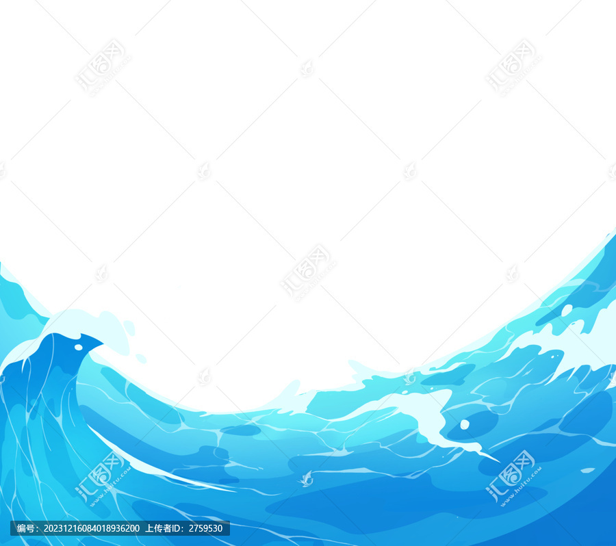 海水插畫