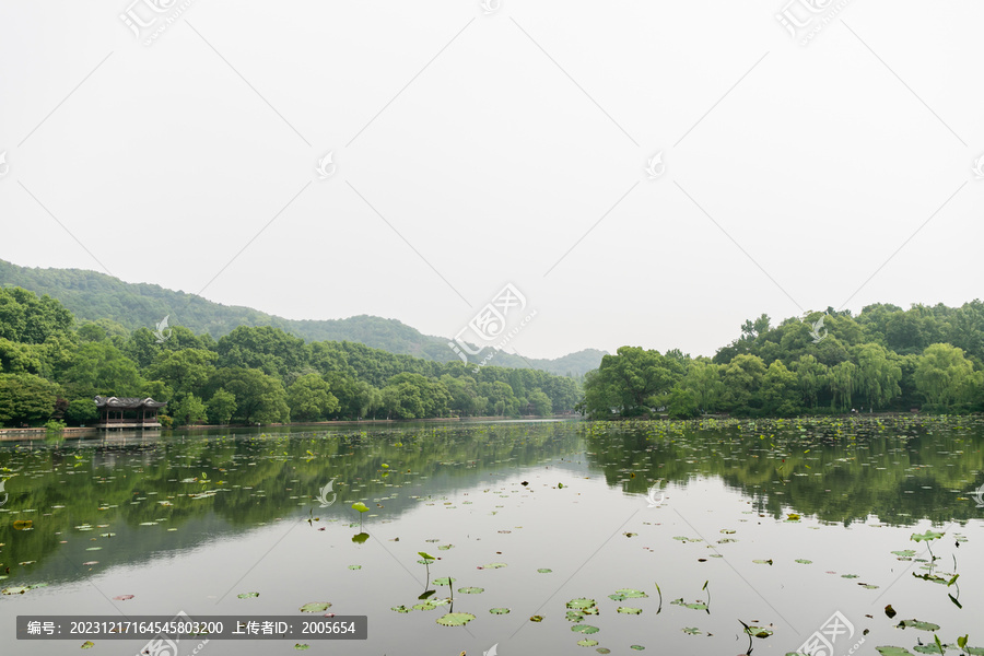 杭州西湖孤山公园山水风景