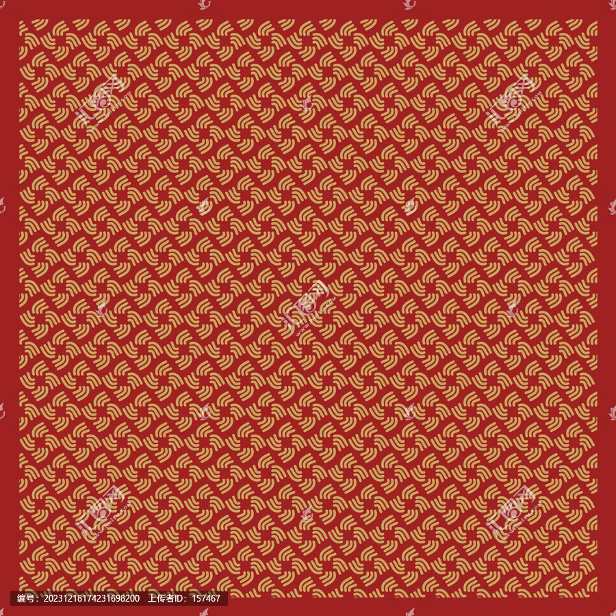 金色團(tuán)花傳統(tǒng)圖案