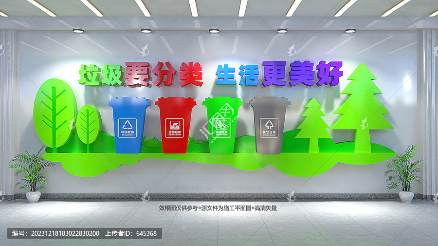 垃圾分類文化墻