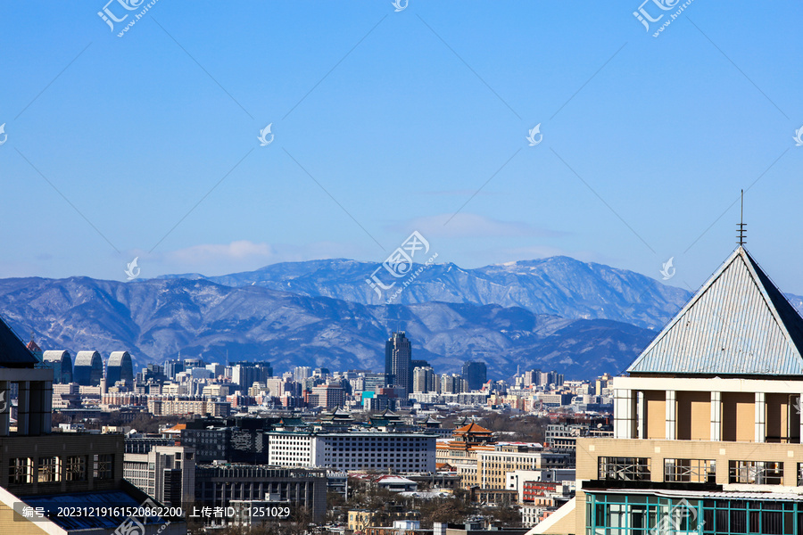 燕京八景之西山晴雪