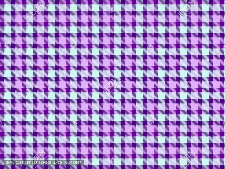 紫蓝色格子布纹花纹图案