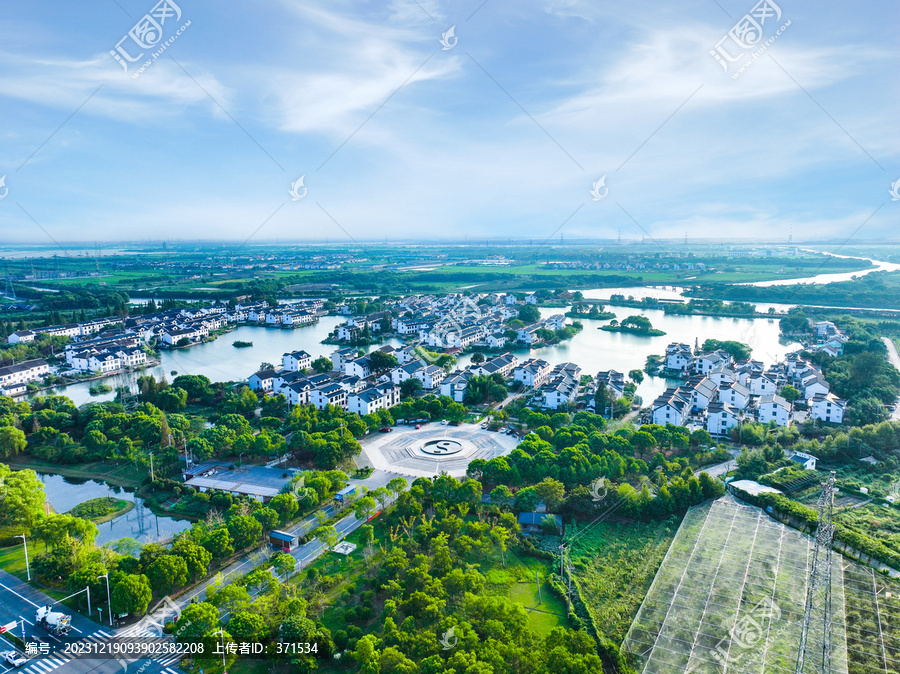 昆山张浦姜杭村乡村风景