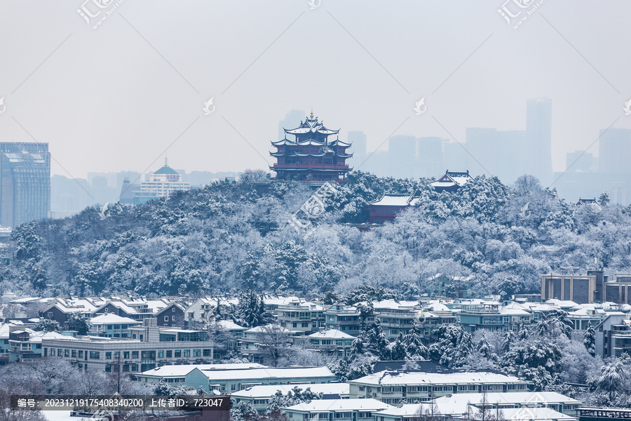 杭州吴山景区雪韵