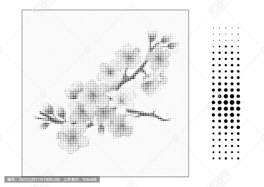 梅花藝術造型墻