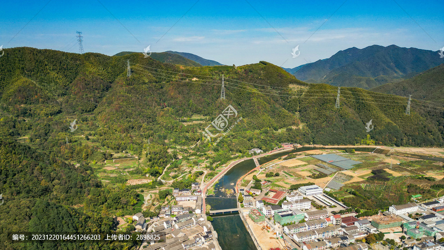 宁波新农村建设古民居航拍