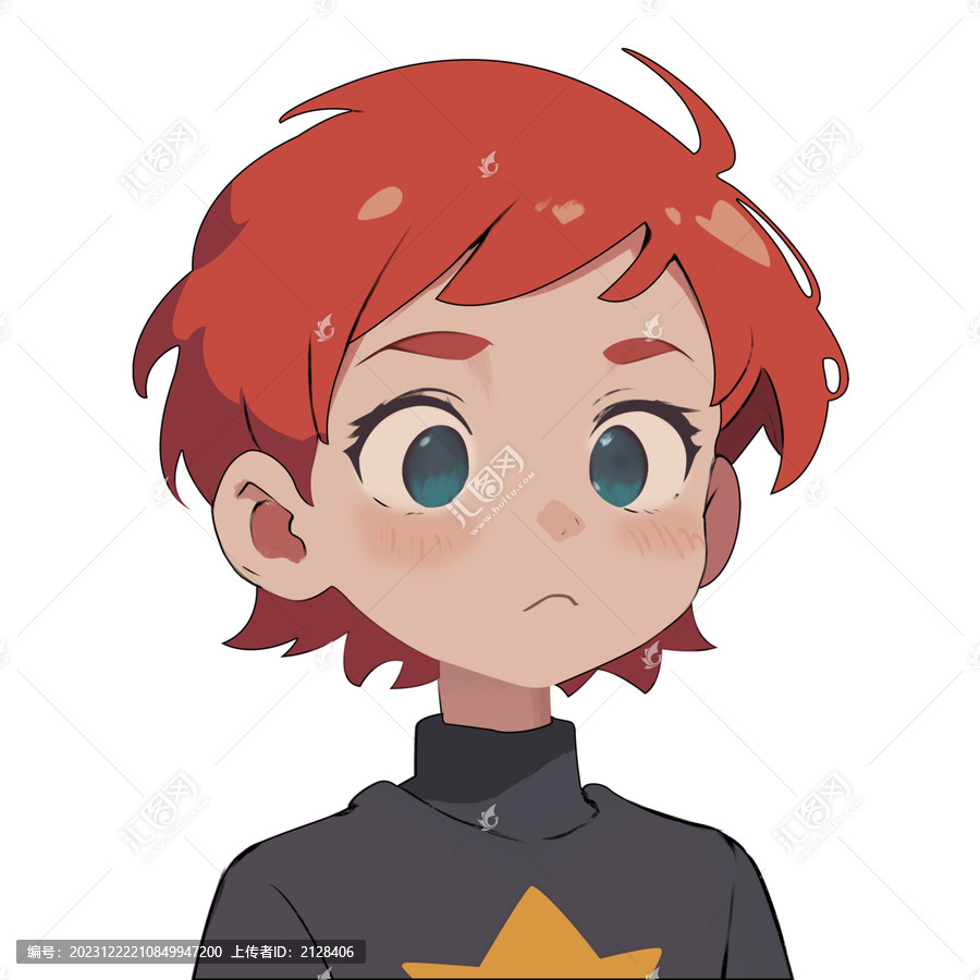 紅發(fā)小男孩