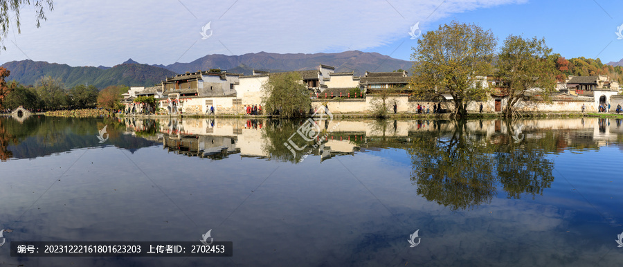 宏村南湖全景