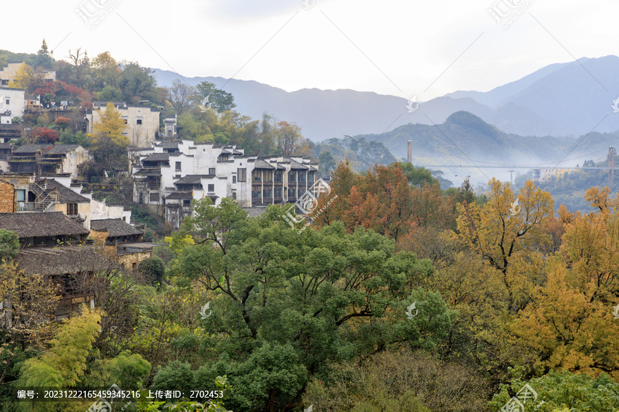 秋天的婺源篁岭