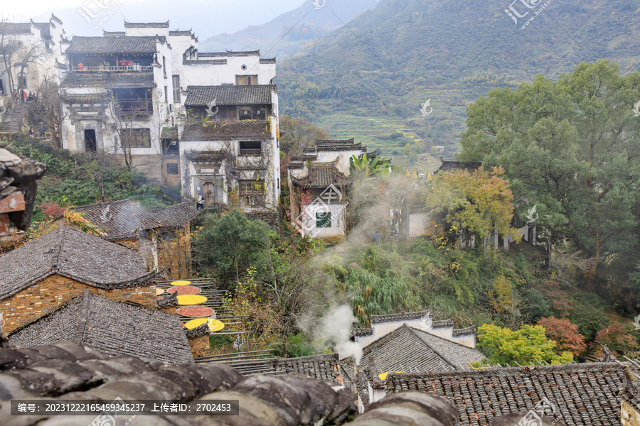 秋天的婺源篁岭风光