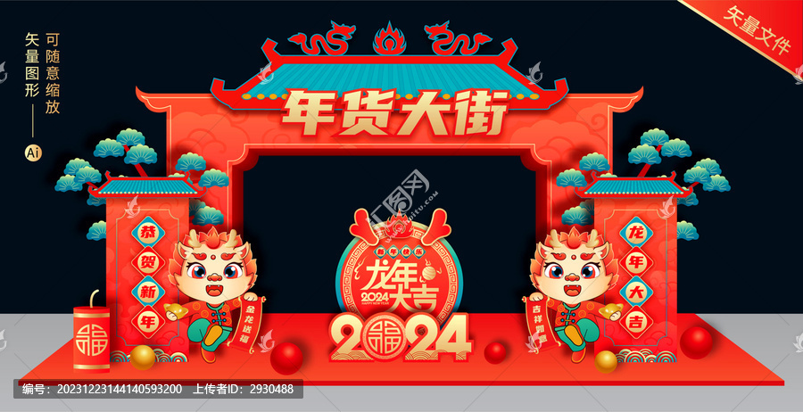 年貨大街門樓