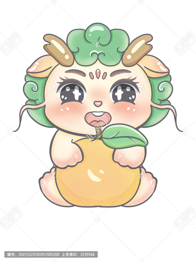 動物龍年IP龍年大吉