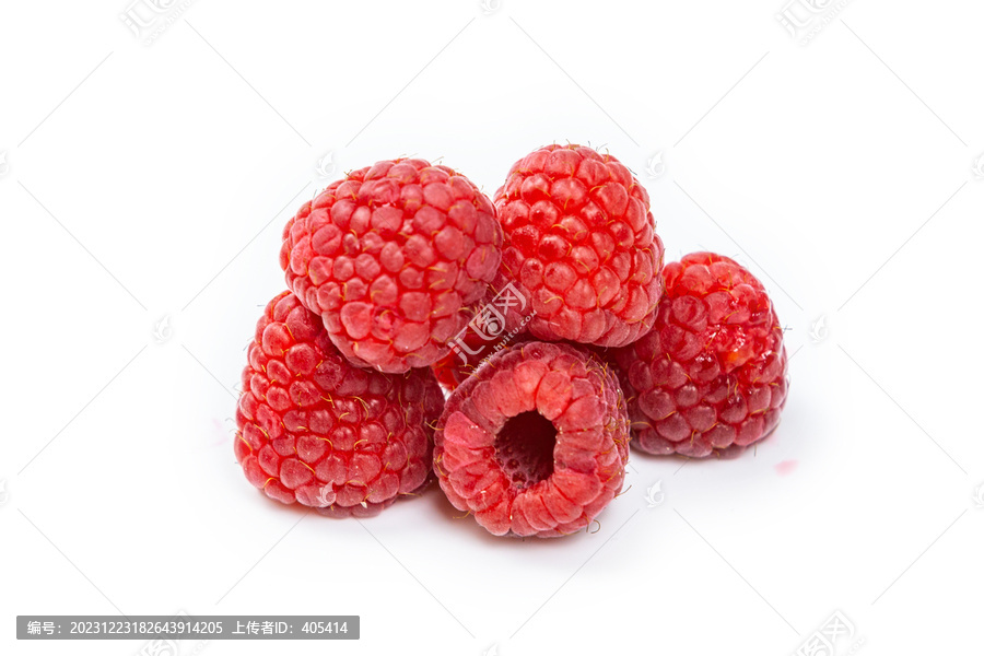 新鲜红树莓