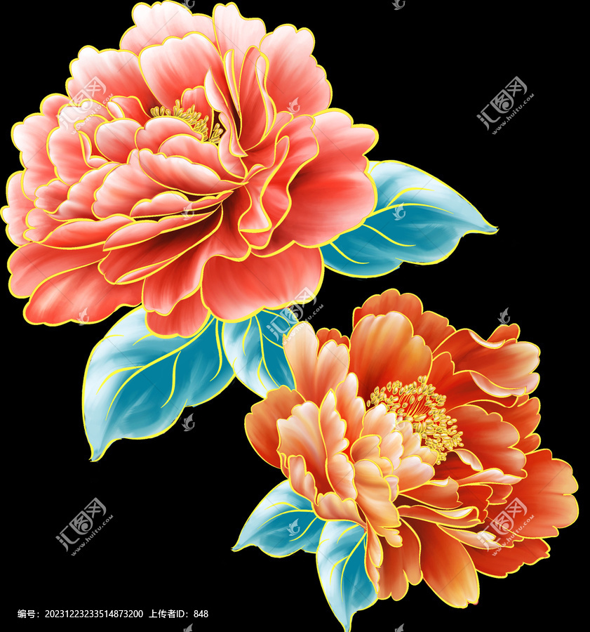 花卉圖案素材