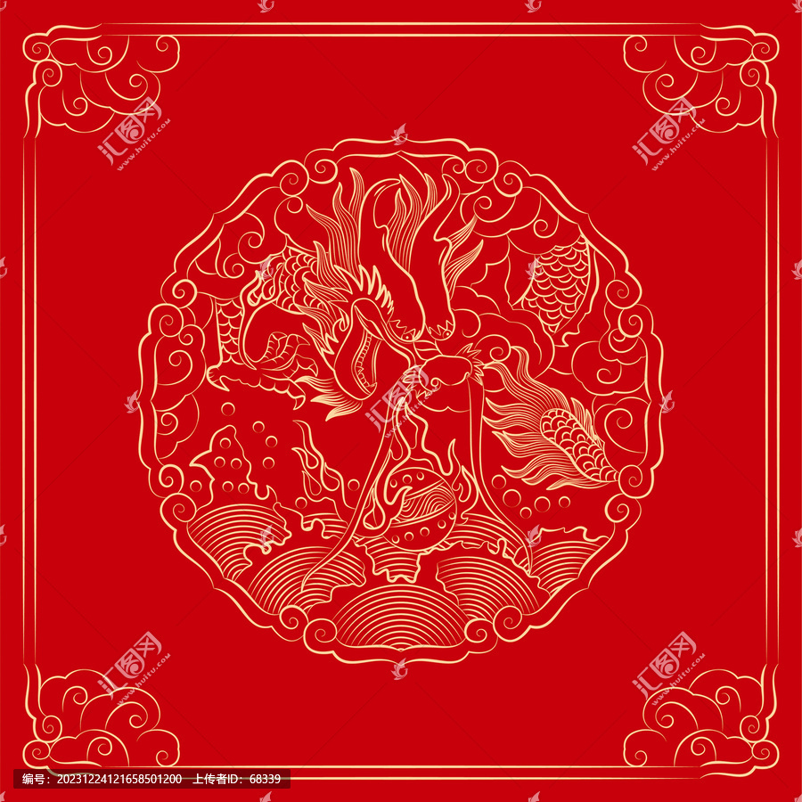 龍圖騰傳統(tǒng)紋樣