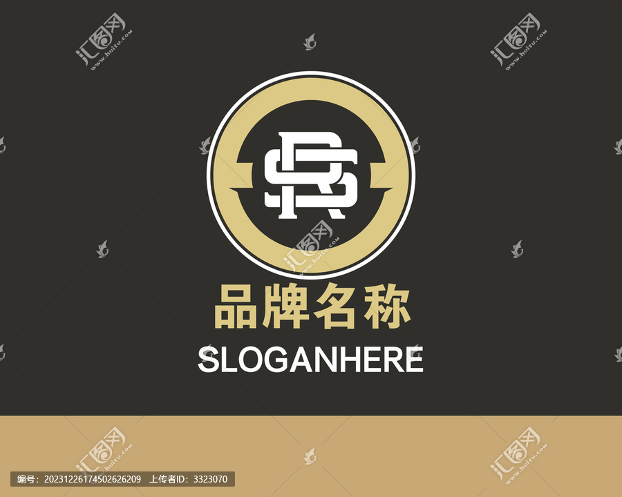 字母RS組合LOGO標(biāo)志
