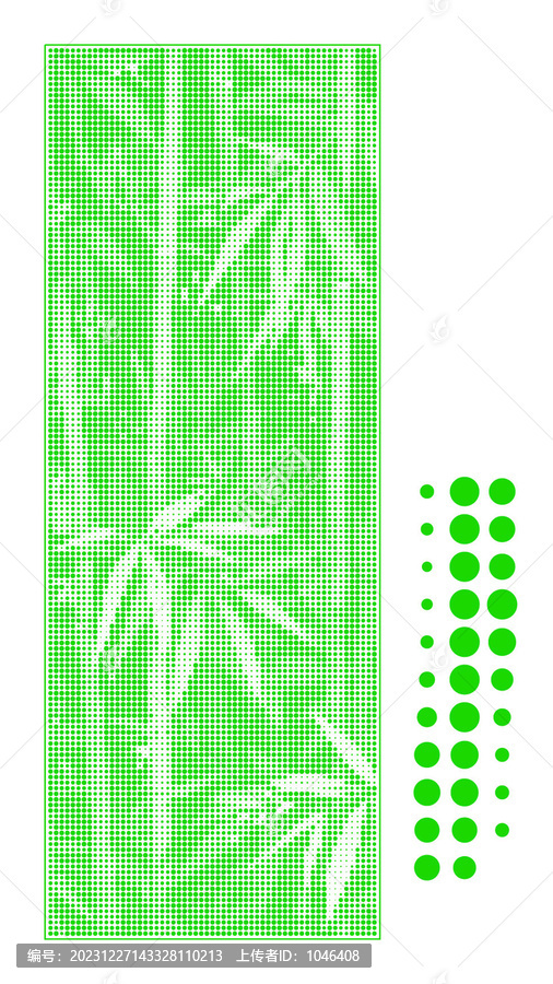 竹子沖孔板圖案