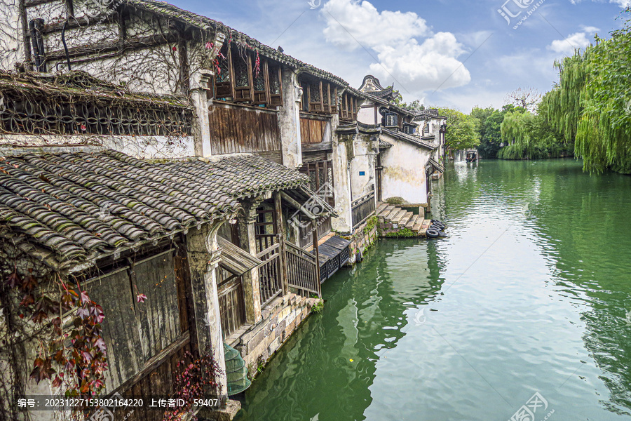 江南水乡乌镇西栅古建筑