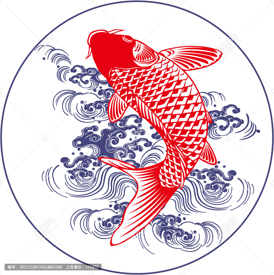 傳統(tǒng)紋樣鯉魚
