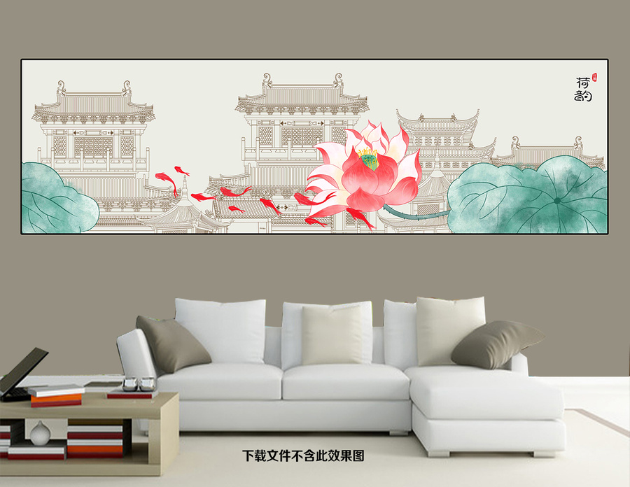 新中式樓閣古建筑