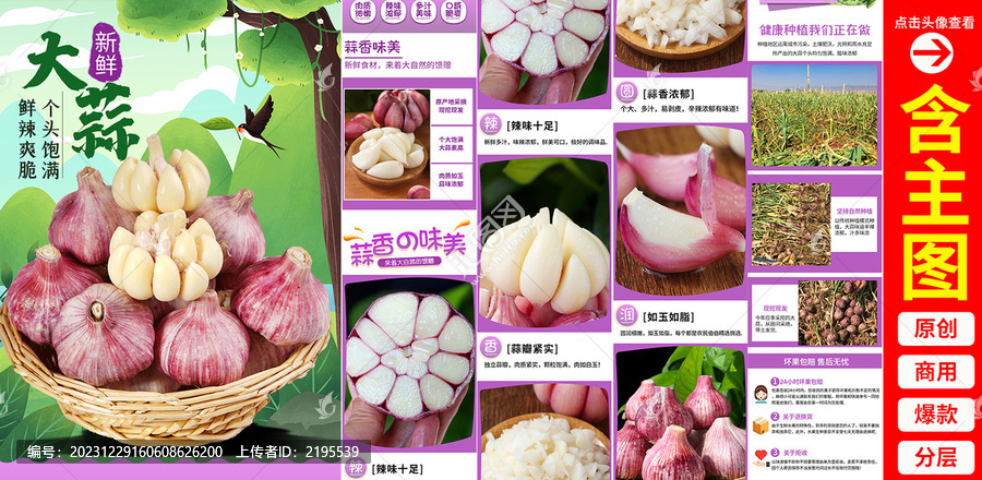 紫皮大蒜詳情頁(yè)