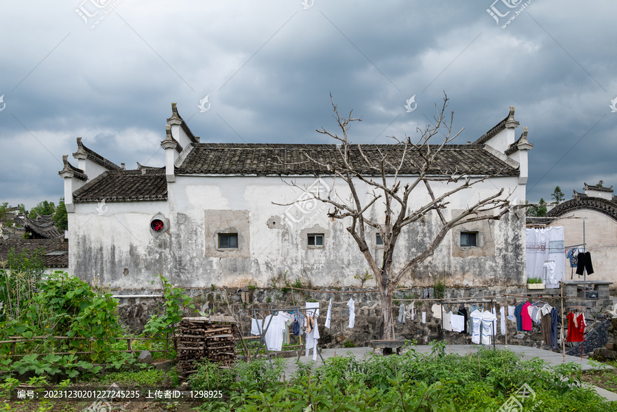 西递古村民居建筑