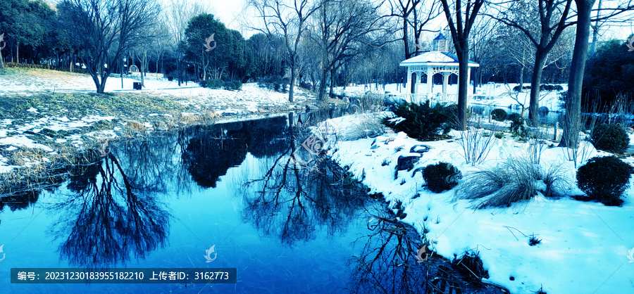 雪景寒林