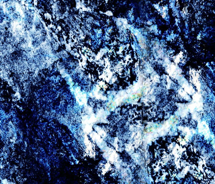 藍色流水大理石紋理