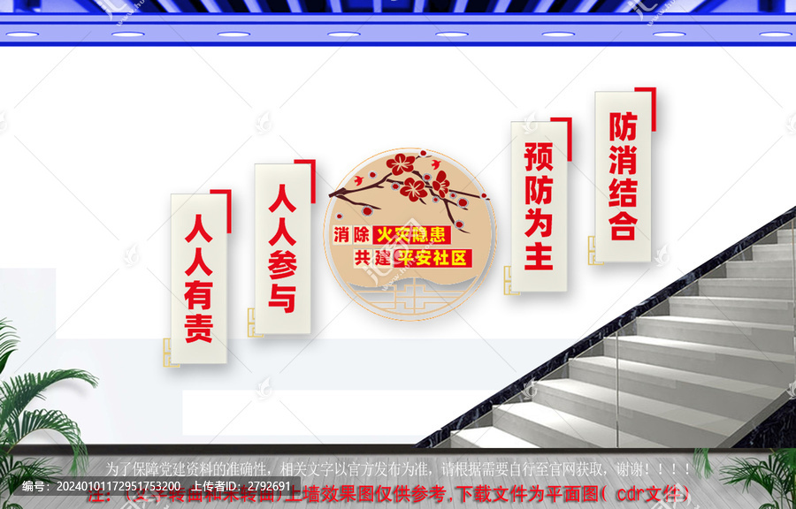 消防宣傳進(jìn)社區(qū)文化墻